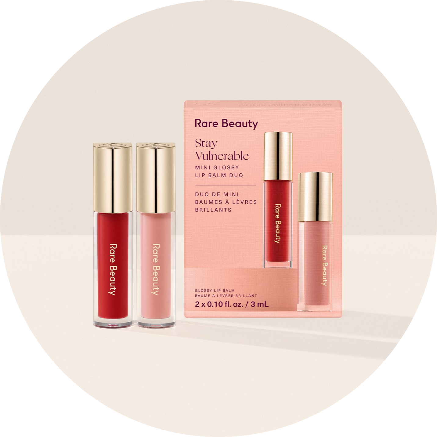 Stay Vulnerable Mini Glossy Lip Balm Duo