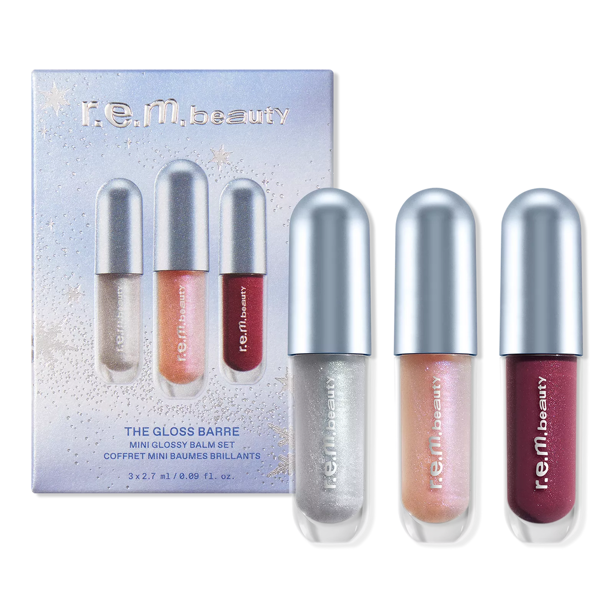 The Gloss Barre Mini Glossy Balm Set NudeFace Chile