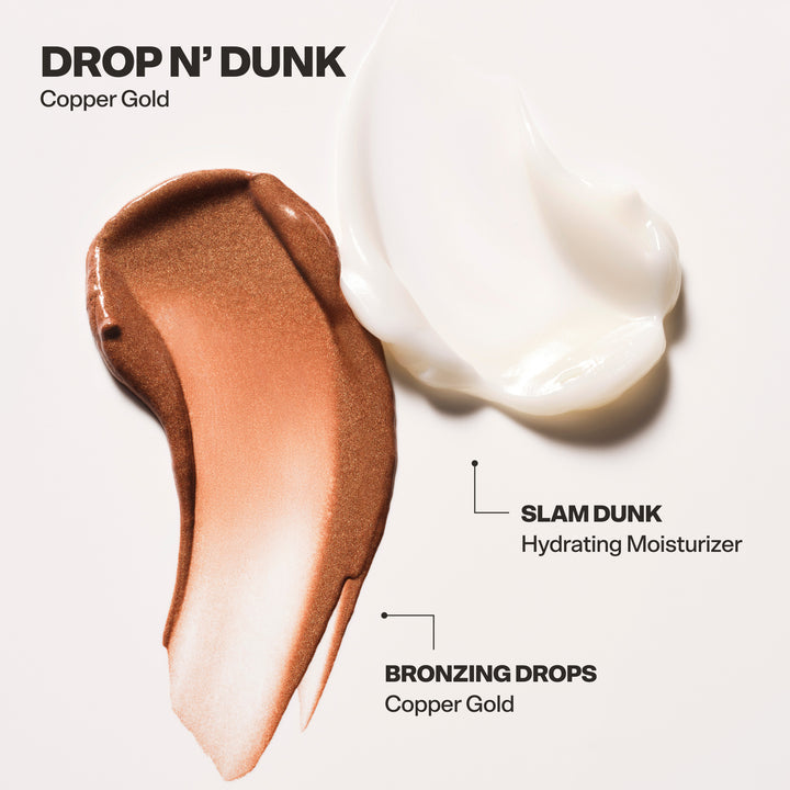 Drop N’ Dunk Bronzing Drops + Slam Dunk Hydrating Moisturizer NudeFace Chile