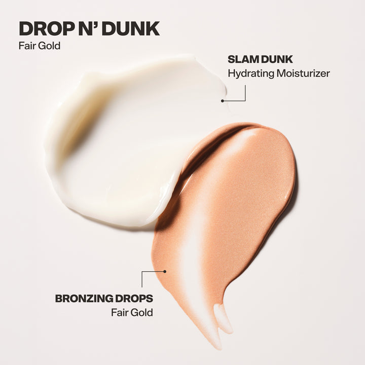 Drop N’ Dunk Bronzing Drops + Slam Dunk Hydrating Moisturizer NudeFace Chile