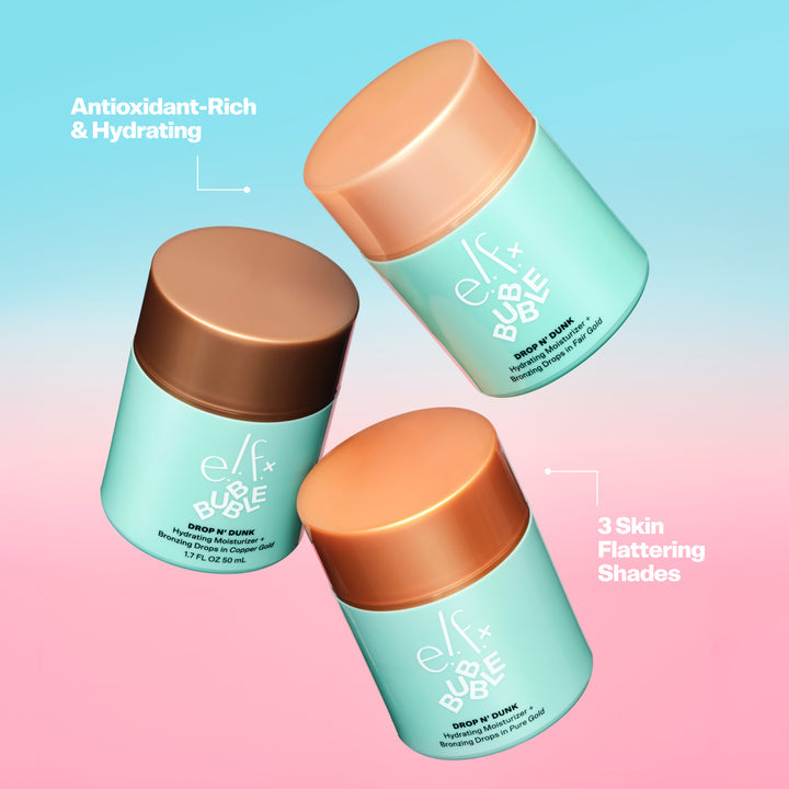 Drop N’ Dunk Bronzing Drops + Slam Dunk Hydrating Moisturizer NudeFace Chile