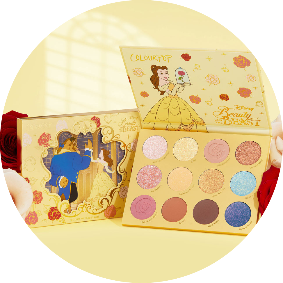 beauty and the beast shadow palette