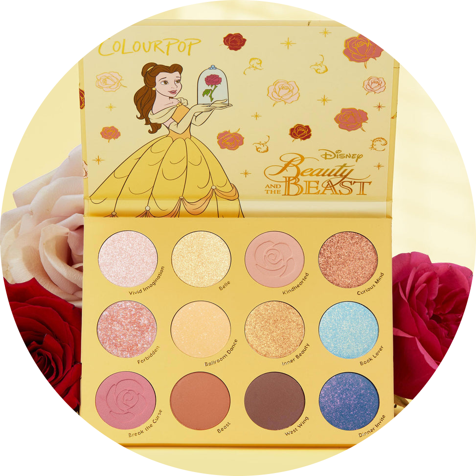 beauty and the beast shadow palette