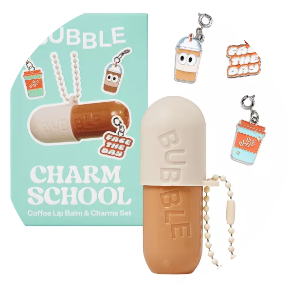 Bubble Skincare Coffee & Cream Lip Balm Charm Kit
