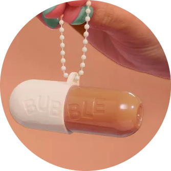 Bubble Skincare Coffee & Cream Lip Balm Charm Kit