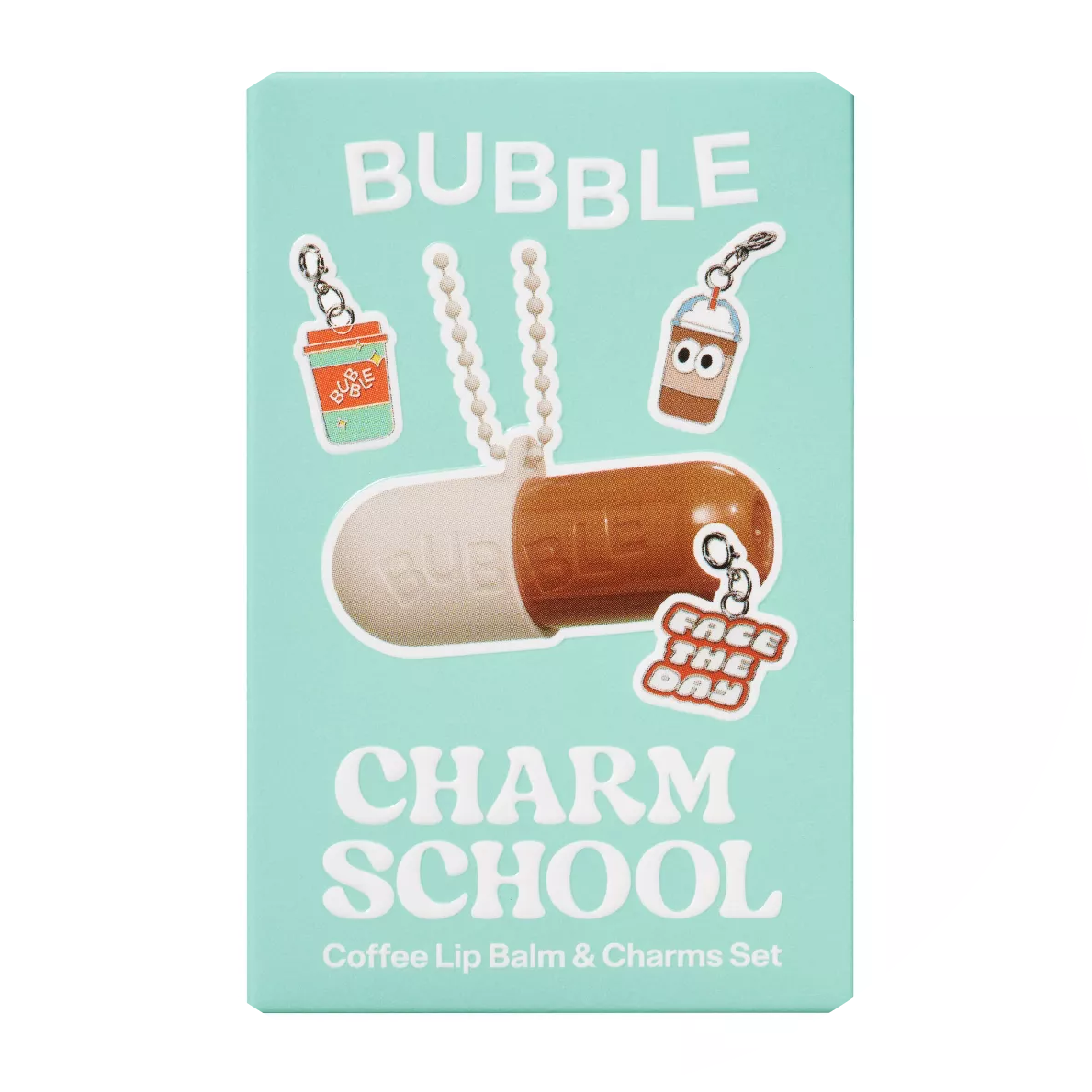 Bubble Skincare Coffee & Cream Lip Balm Charm Kit