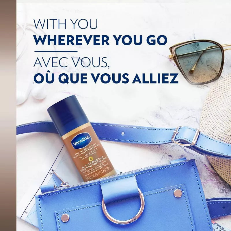 Vaseline Cocoa Shimmer Jelly Stick Cocoa Butter NudeFace Chile