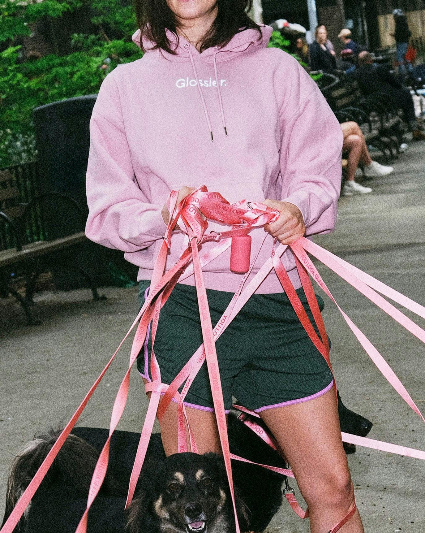 Embroidered Pink Hoodie NudeFace Chile
