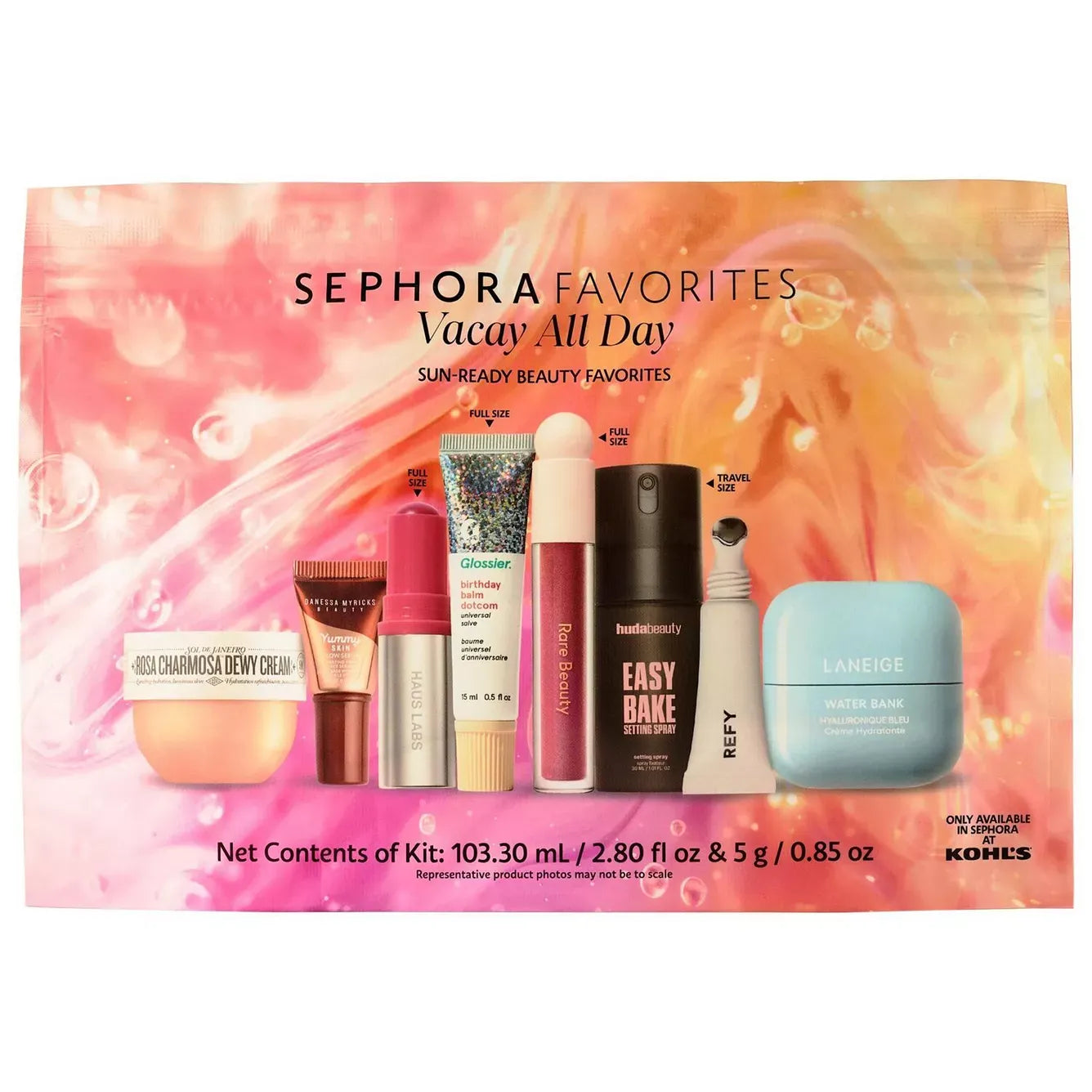Sephora Favorites Vacay All Day Makeup and Skincare Value Set NudeFace Chile