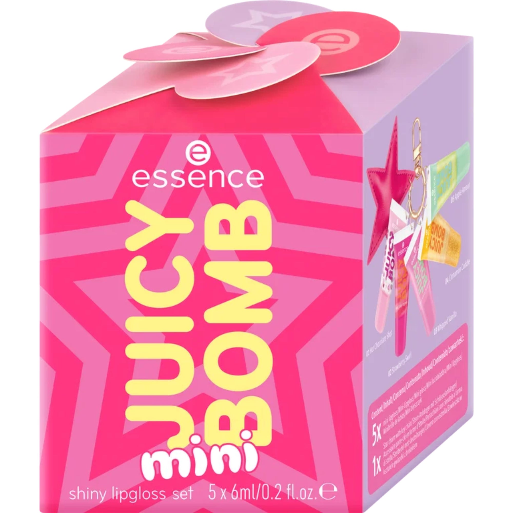 JUICY BOMB mini shiny lipgloss set NudeFace Chile