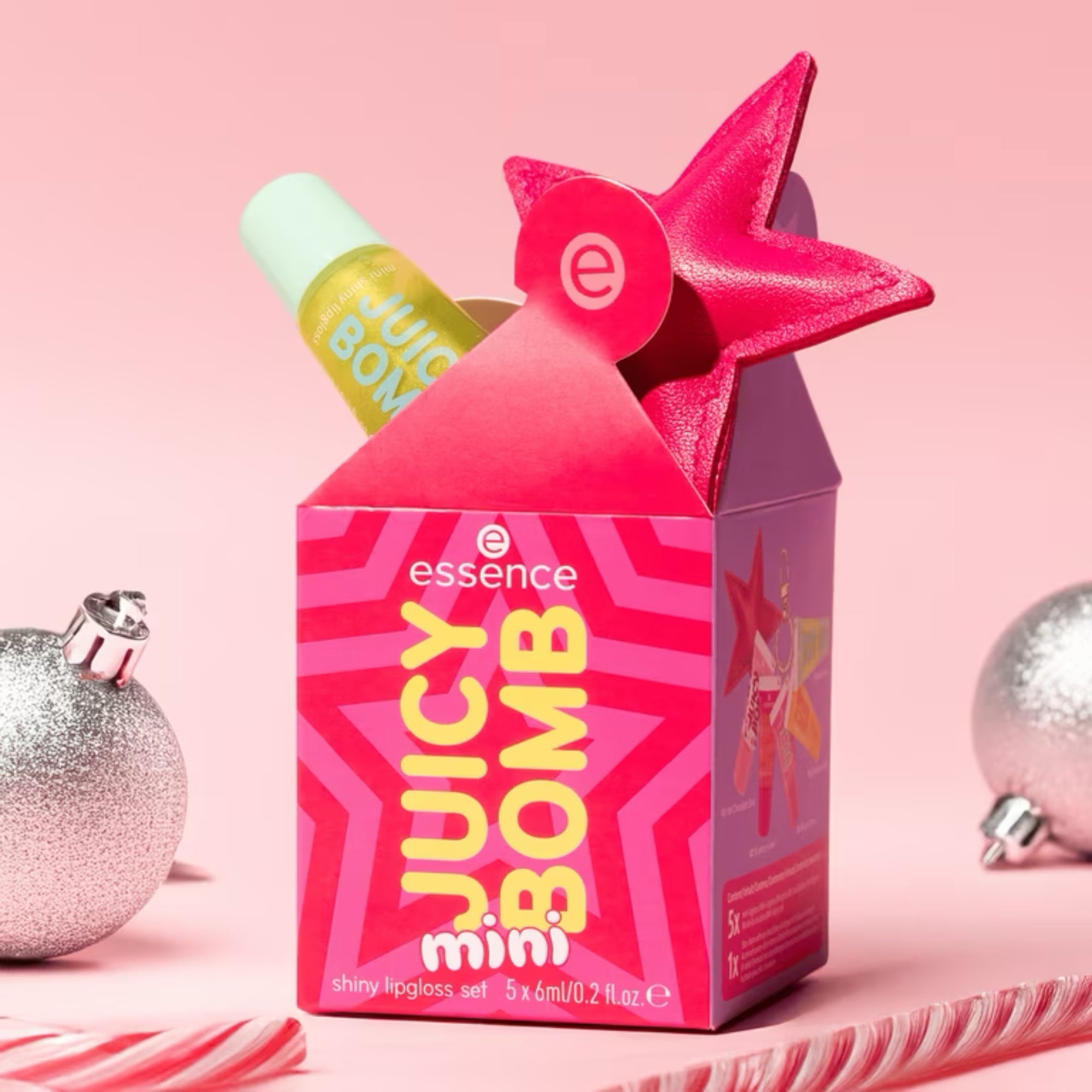 JUICY BOMB mini shiny lipgloss set NudeFace Chile
