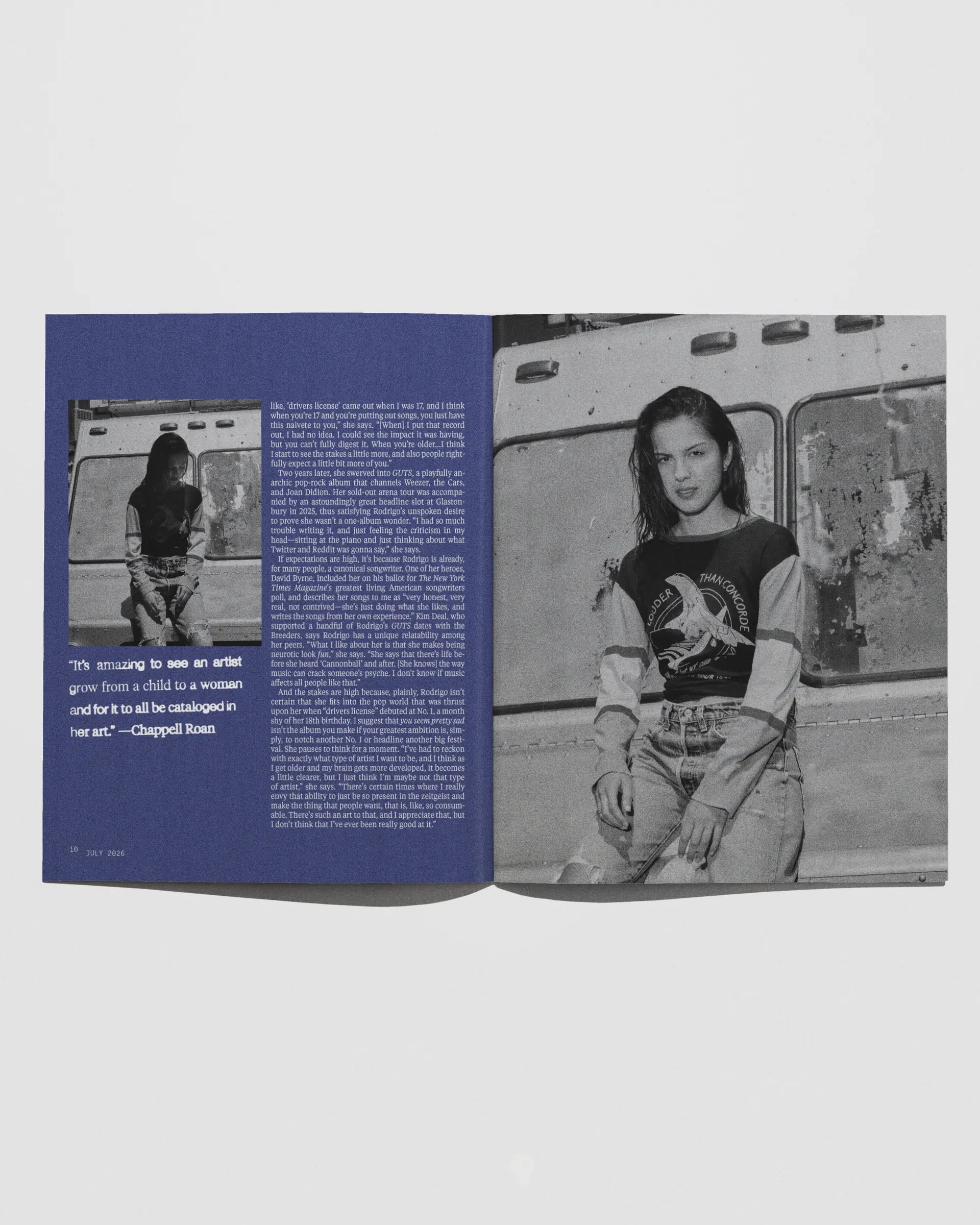 Pitchfork Zine - Olivia Rodrigo NudeFace Chile