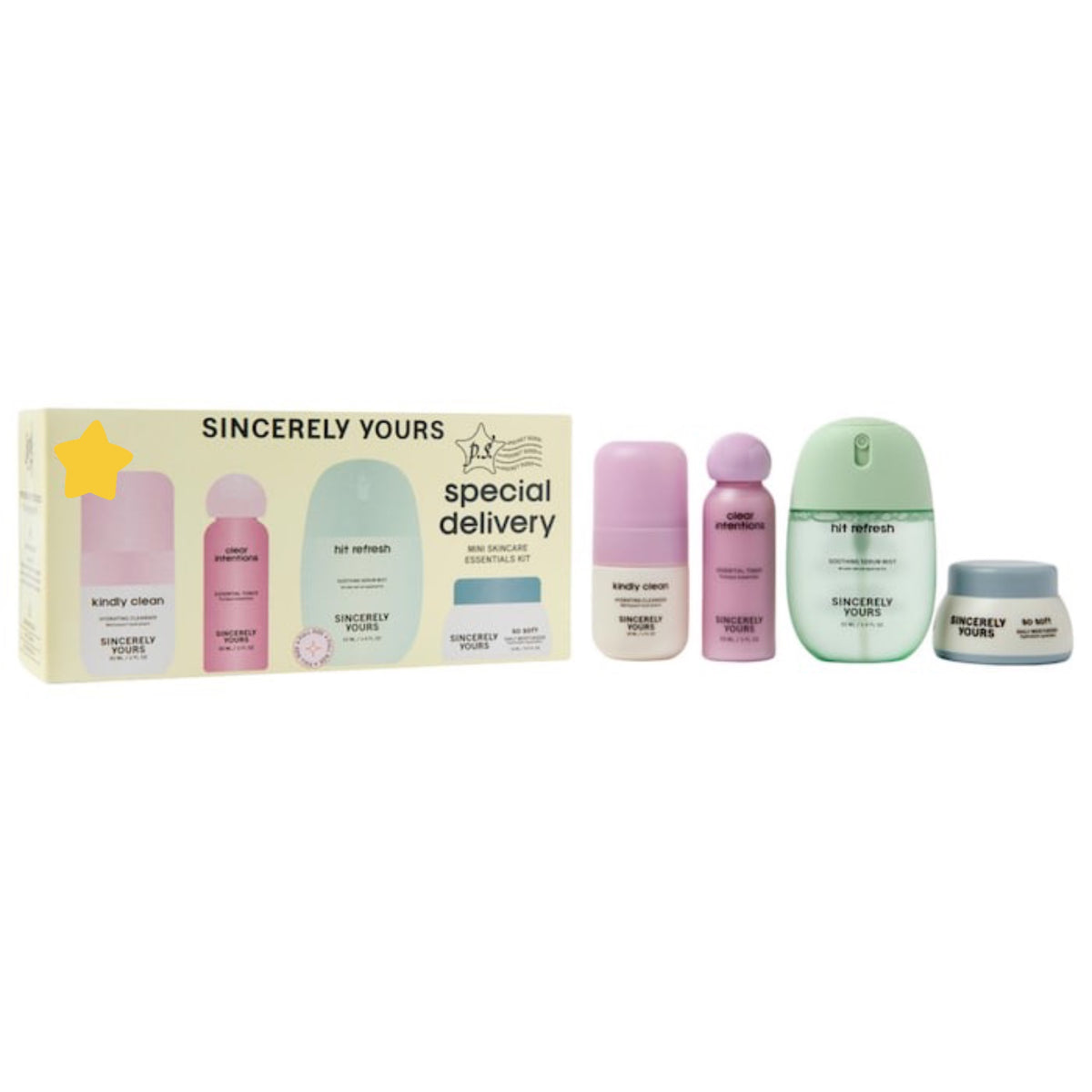 P.S. Special Delivery - Mini Skincare Essentials Kit NudeFace Chile