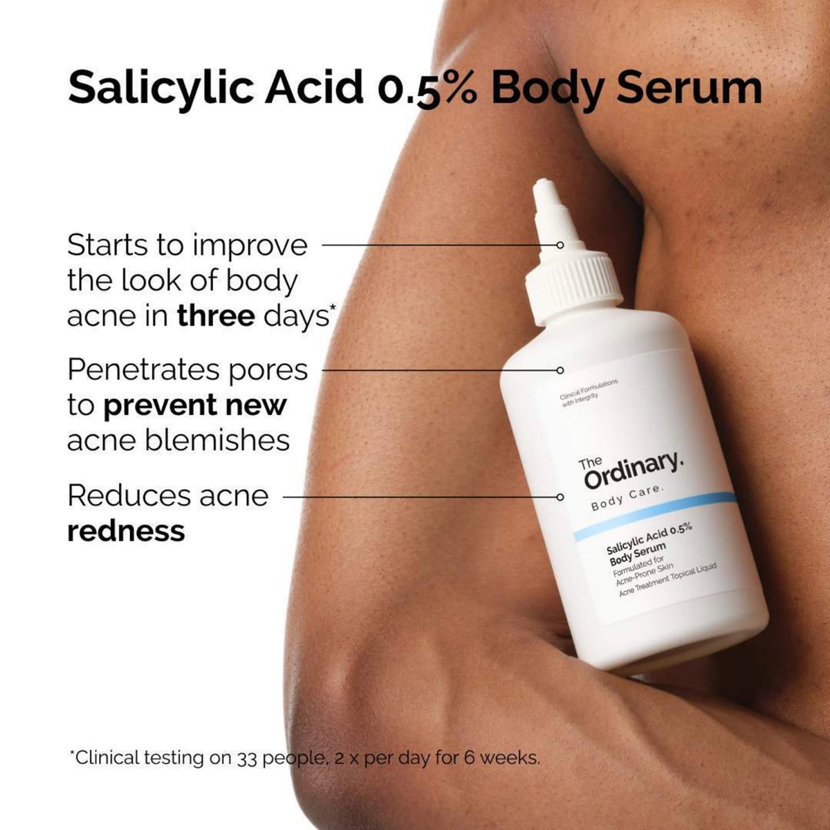 The Ordinary Salicylic Acid 0.5% Body Serum NudeFace Chile