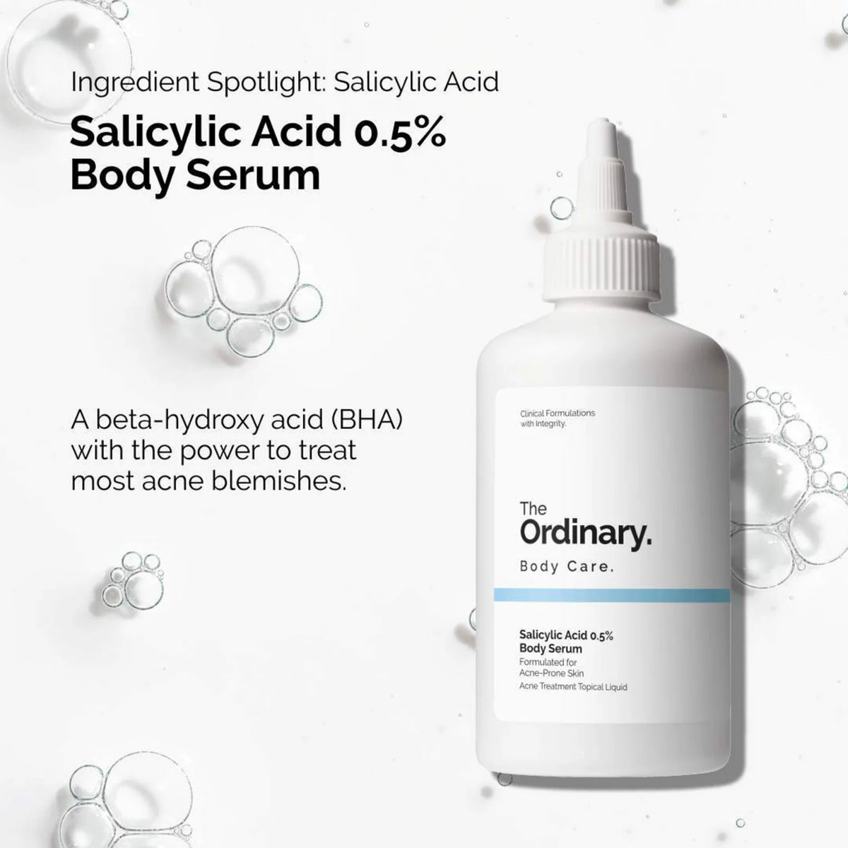 The Ordinary Salicylic Acid 0.5% Body Serum NudeFace Chile