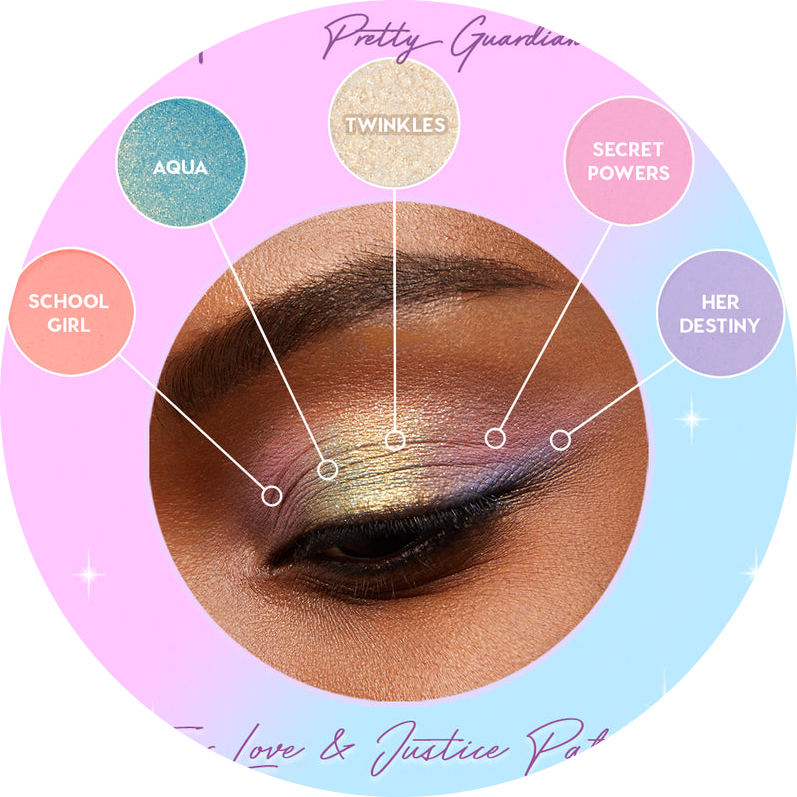 for love & justice shadow palette NudeFace Chile