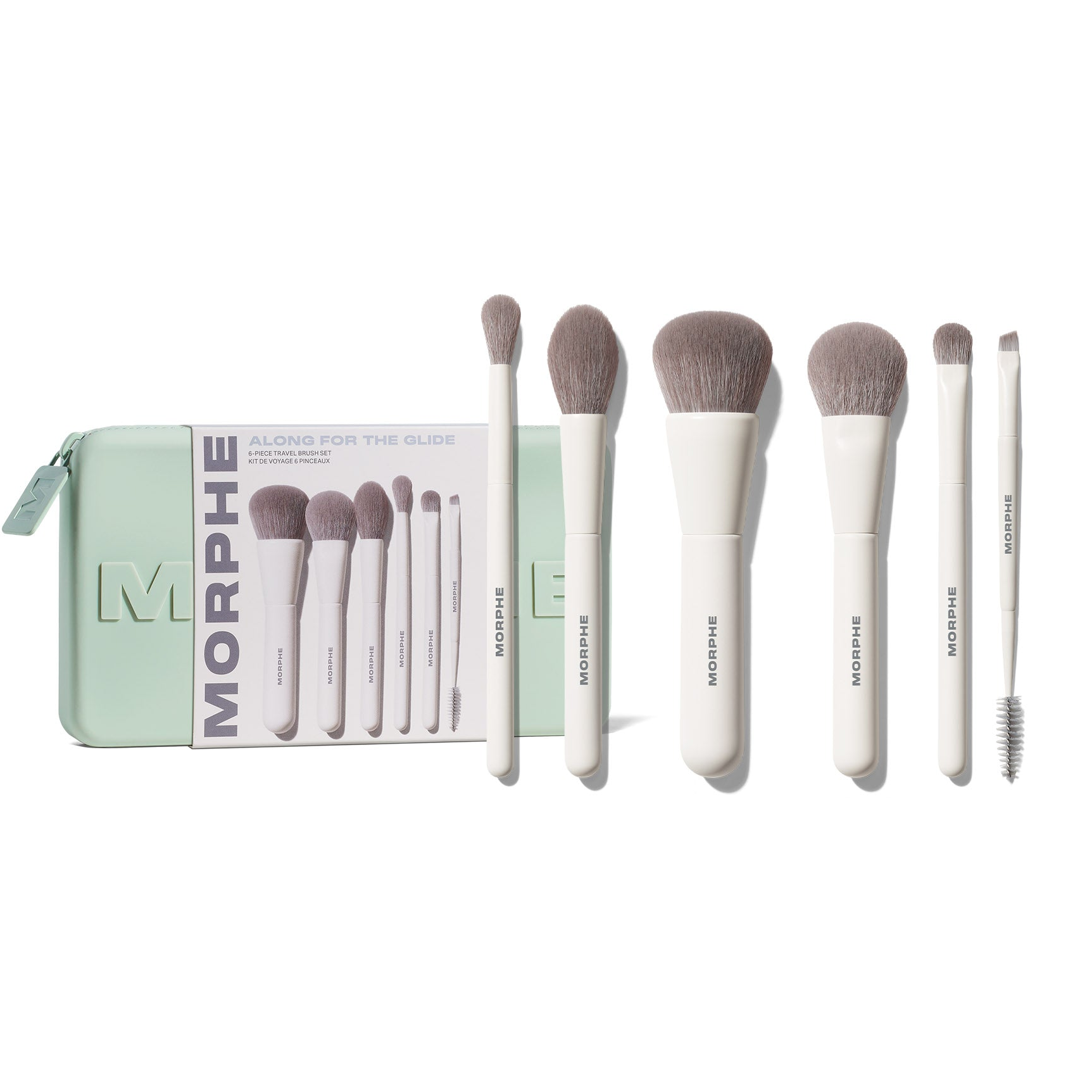 Along for the Glide 6-Piece Travel Brush Set