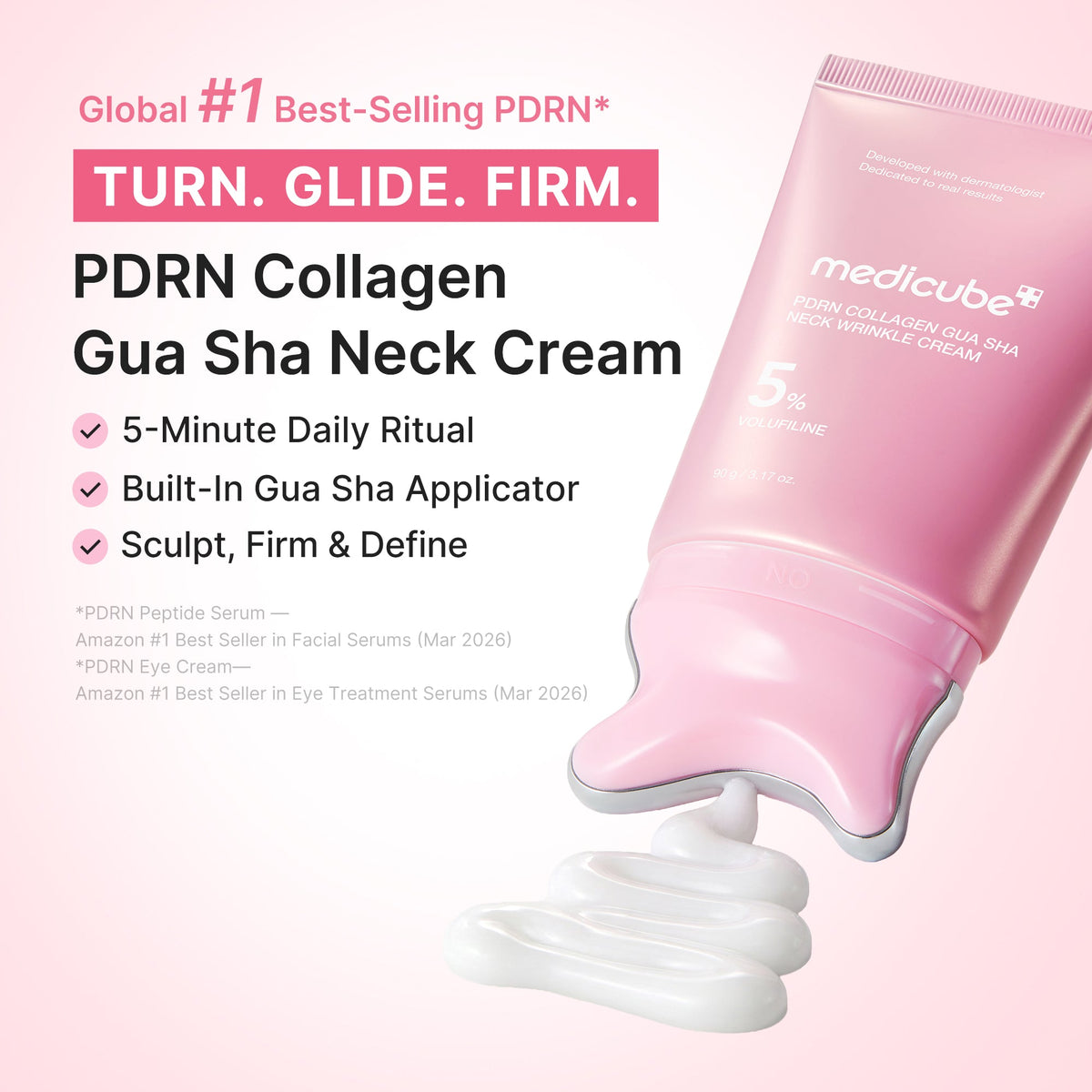 PDRN Collagen Gua Sha Neck Wrinkle Cream NudeFace Chile