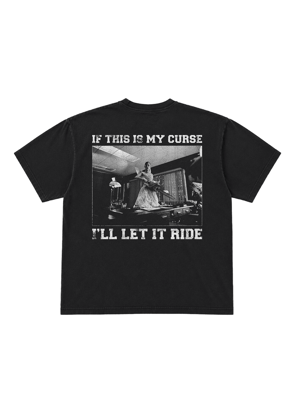 petal core t-shirt (black) NudeFace Chile