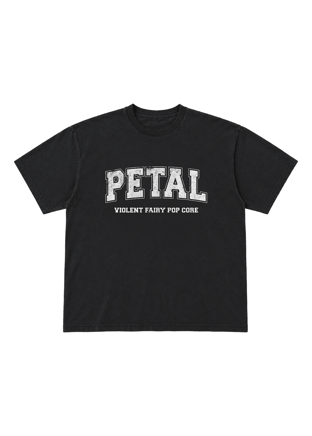 petal core t-shirt (black) NudeFace Chile