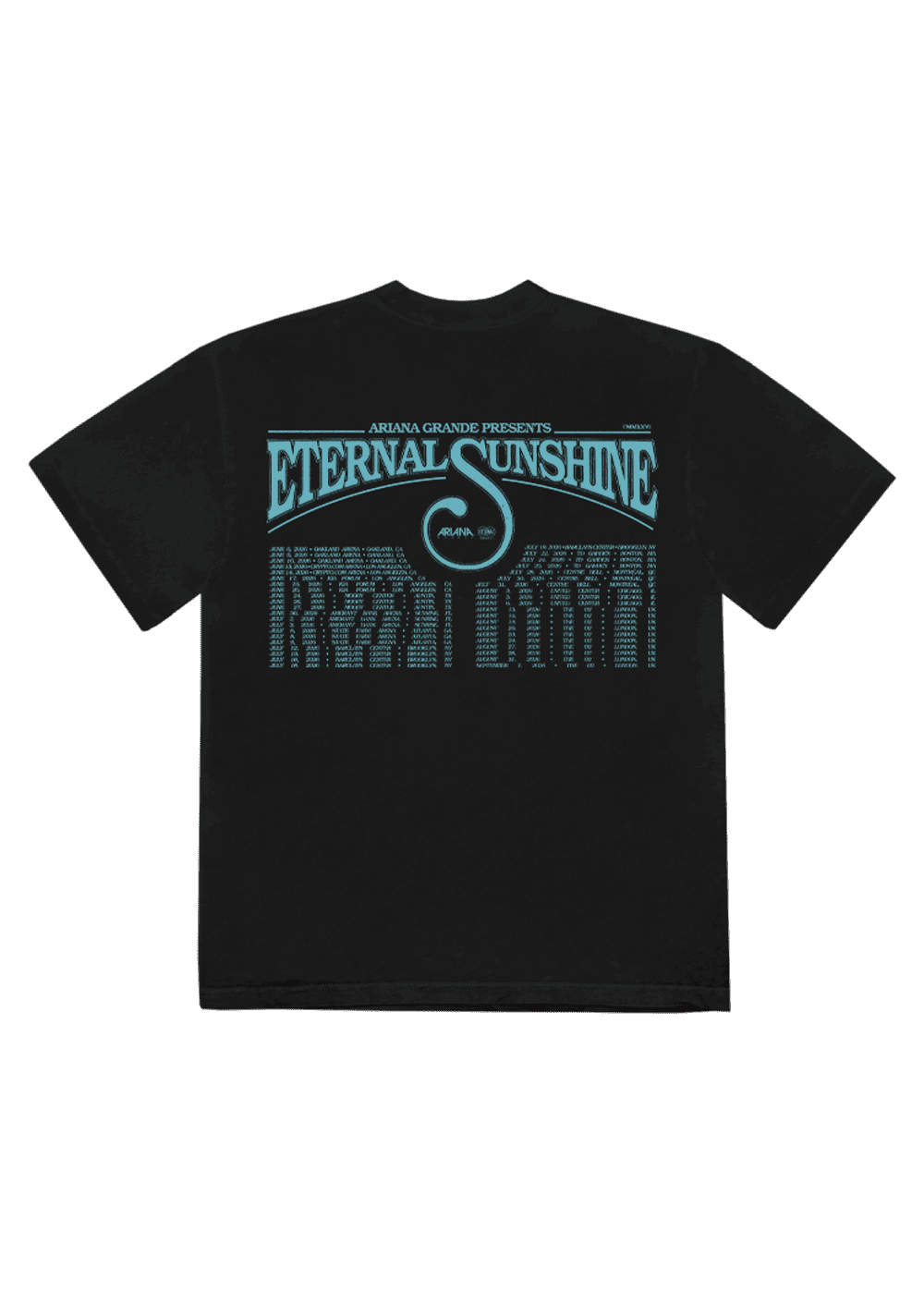 eternal sunshine tour t-shirt (black) NudeFace Chile