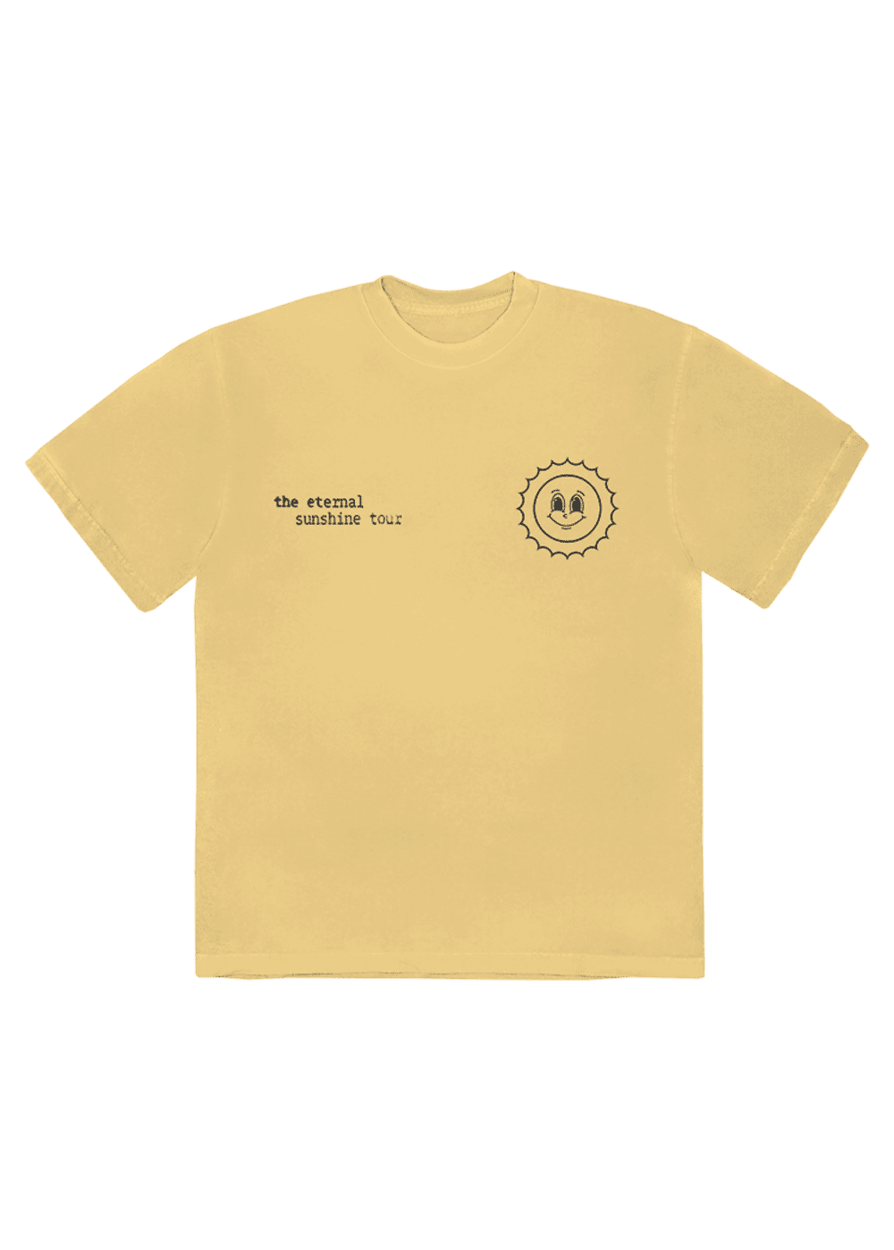 eternal sunshine tour sun t-shirt (yellow) NudeFace Chile