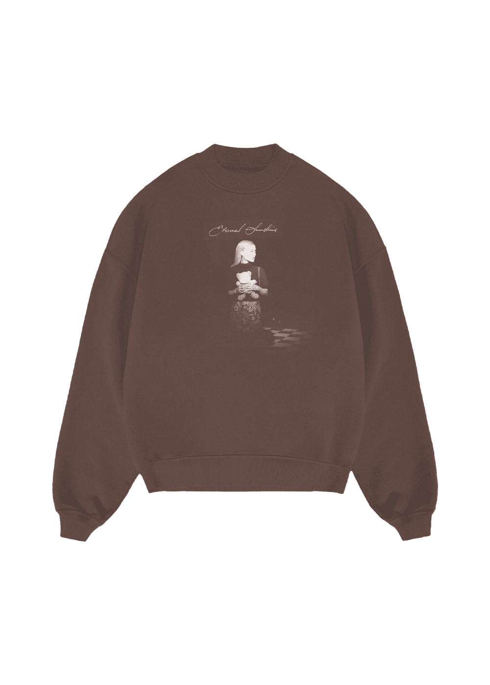 Eternal Sunshine Teddy Bear crewneck (brown) NudeFace Chile