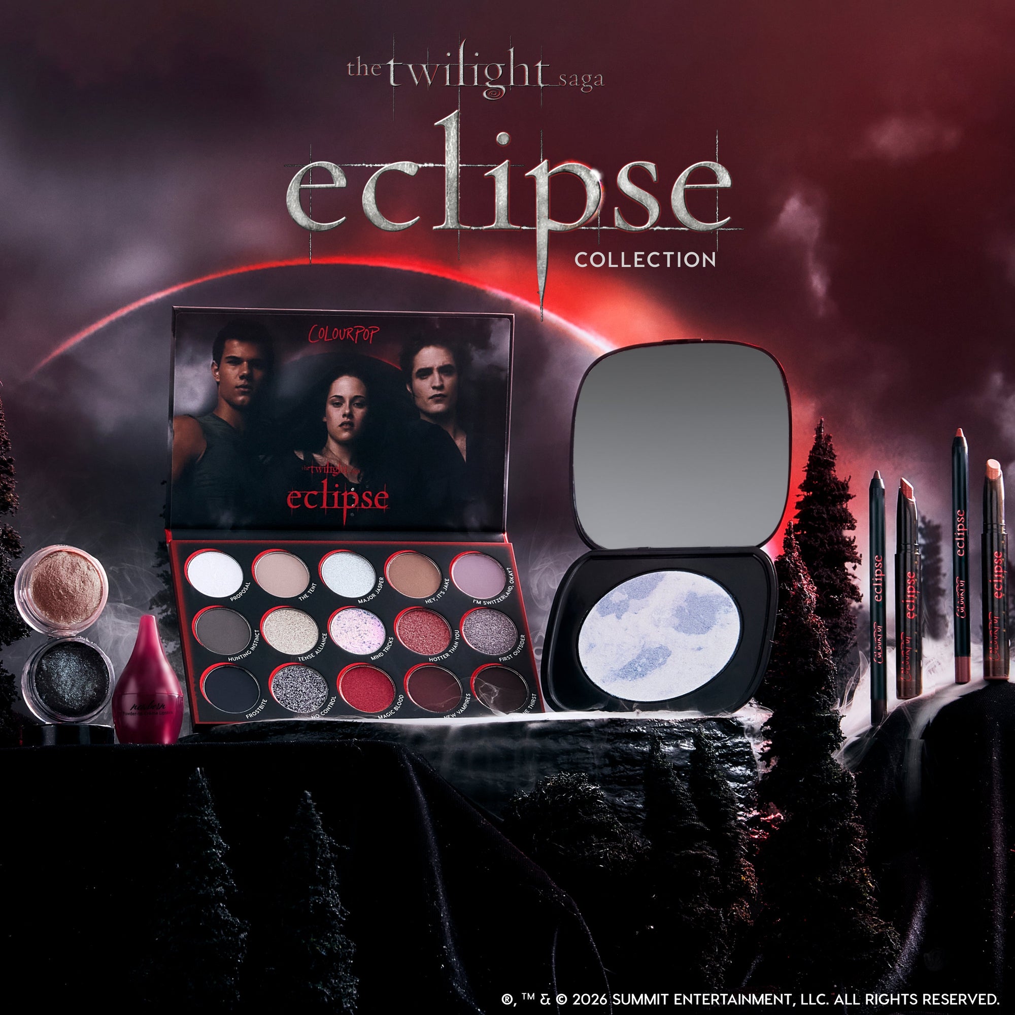 The Twilight Saga Eclipse X ColourPop Full Collection Set