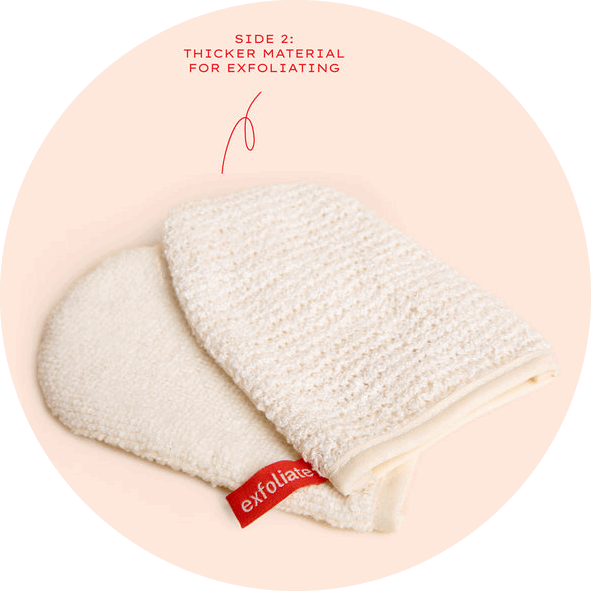 about face Double-sided cleansing mitts NudeFace Chile