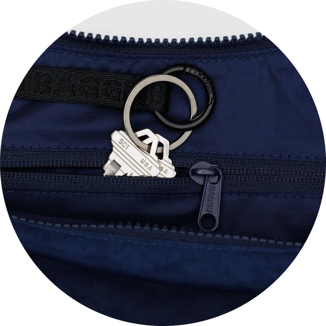 Medium Nylon Crescent Bag