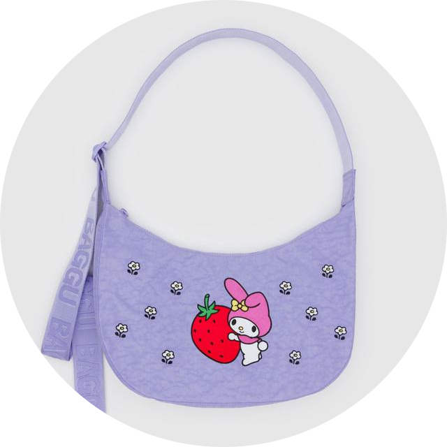 Medium Nylon Crescent Bag