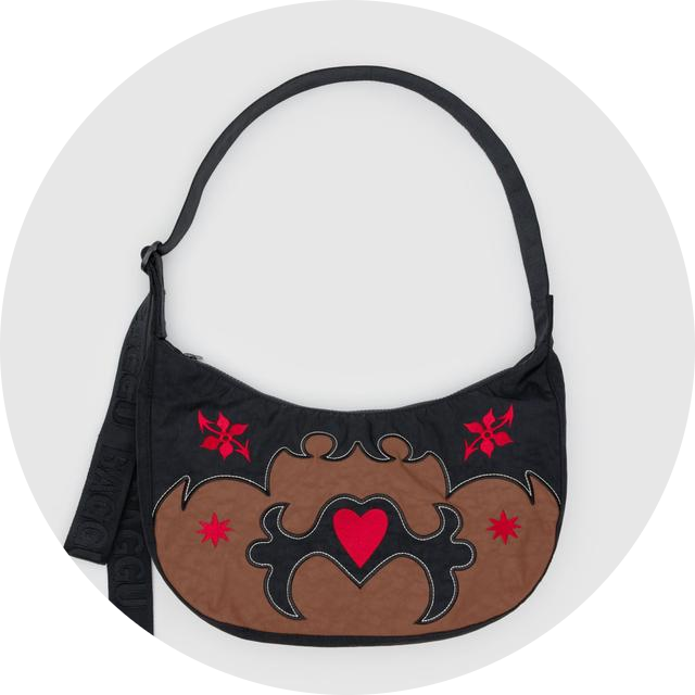 Medium Nylon Crescent Bag