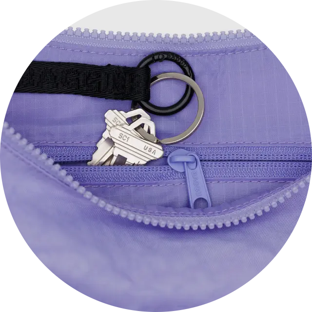 Medium Nylon Crescent Bag