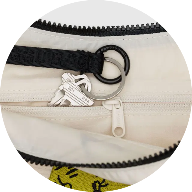Medium Nylon Crescent Bag