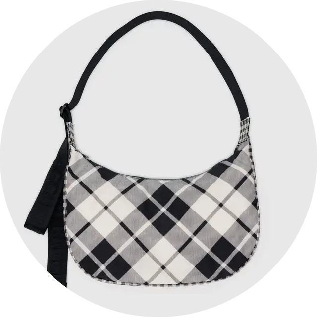 Medium Nylon Crescent Bag