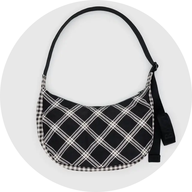 Medium Nylon Crescent Bag