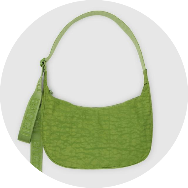 Medium Nylon Crescent Bag