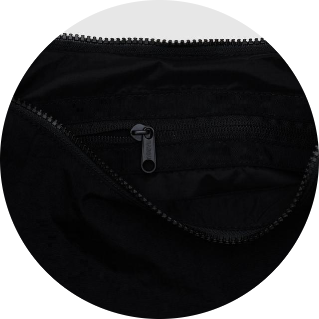 Medium Nylon Crescent Bag