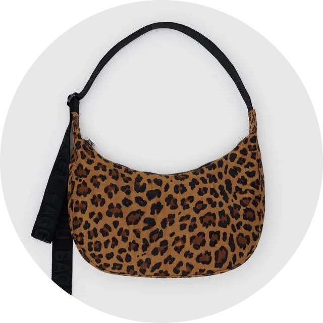 Medium Nylon Crescent Bag