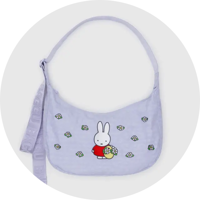 Medium Nylon Crescent Bag