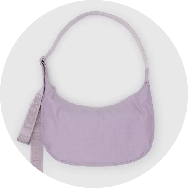 Medium Nylon Crescent Bag