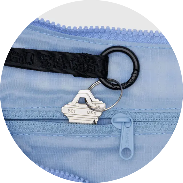 Medium Nylon Crescent Bag