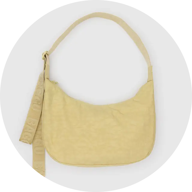 Medium Nylon Crescent Bag