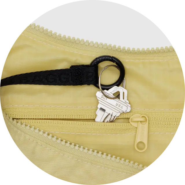 Medium Nylon Crescent Bag