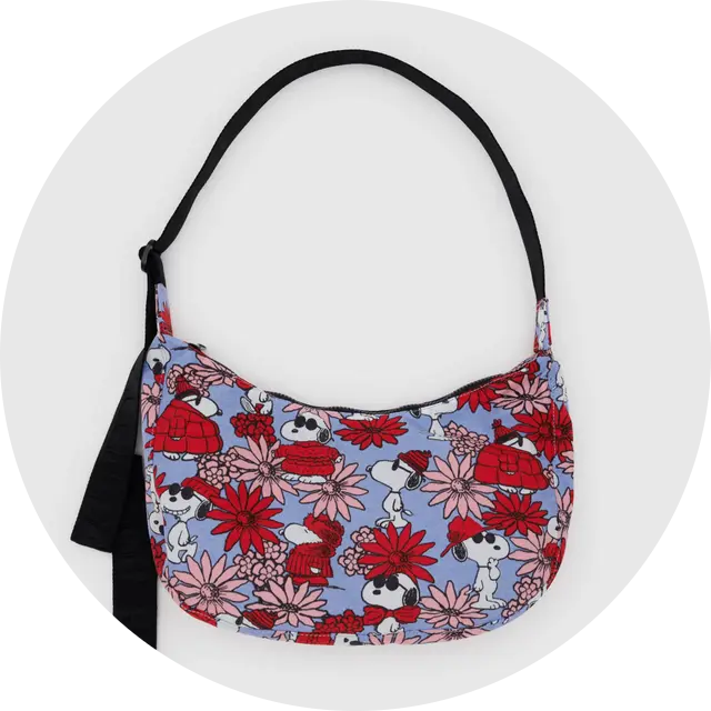 Medium Nylon Crescent Bag