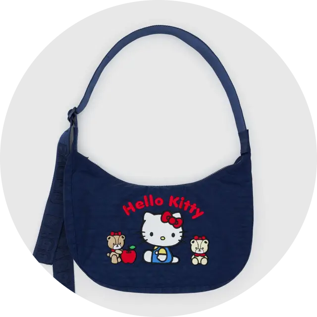 Medium Nylon Crescent Bag