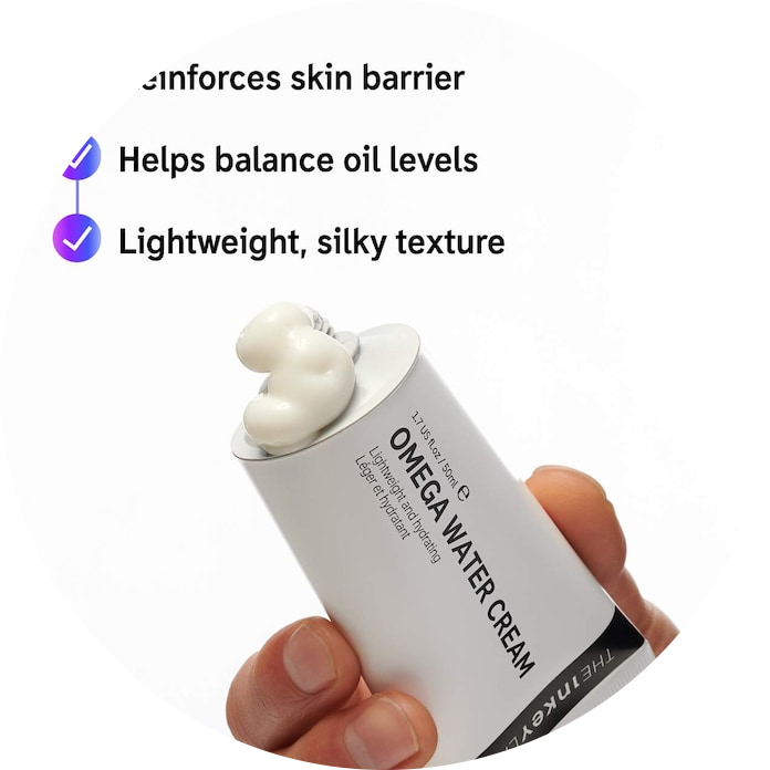 Omega Water Cream Oil-Free Moisturizer + Niacinamide
