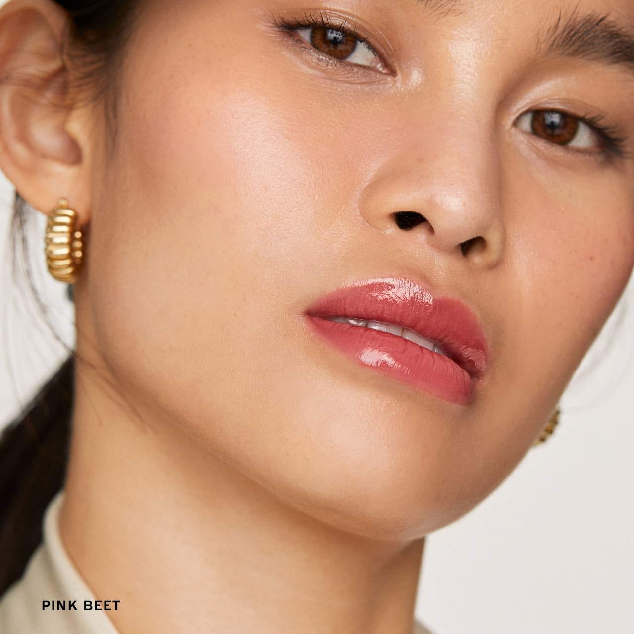 Shade Slick Hydrating Tinted Lip Oil NudeFace Chile