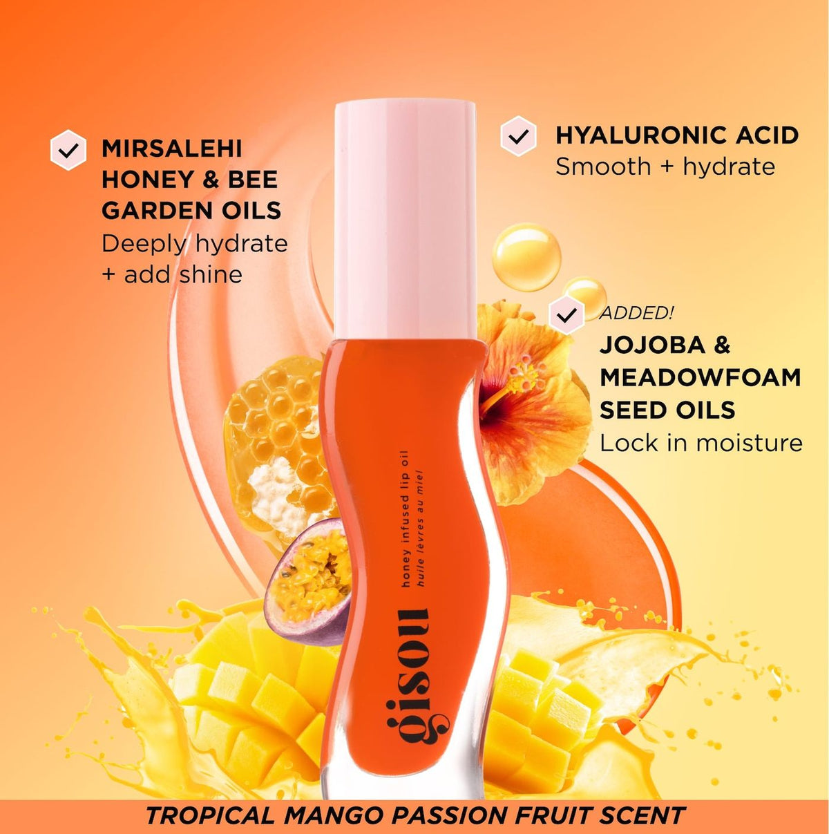 Honey Infused Lip Oil NudeFace Chile