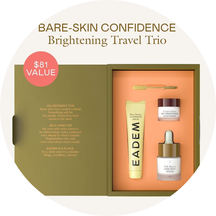 Bare-Skin Confidence Brightening Trio With Niacinamide and Vitamin C